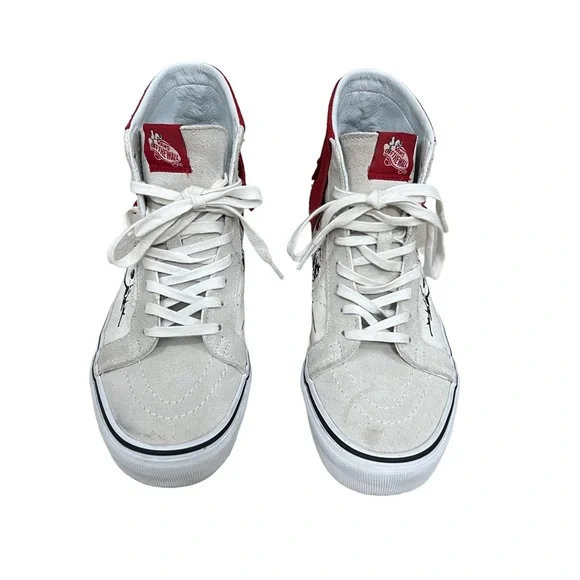 Vans + Peanuts Sk8-Hi Moc dog house unisex trainers Men’s 7.5 Women’s 9 - Picture 2 of 9